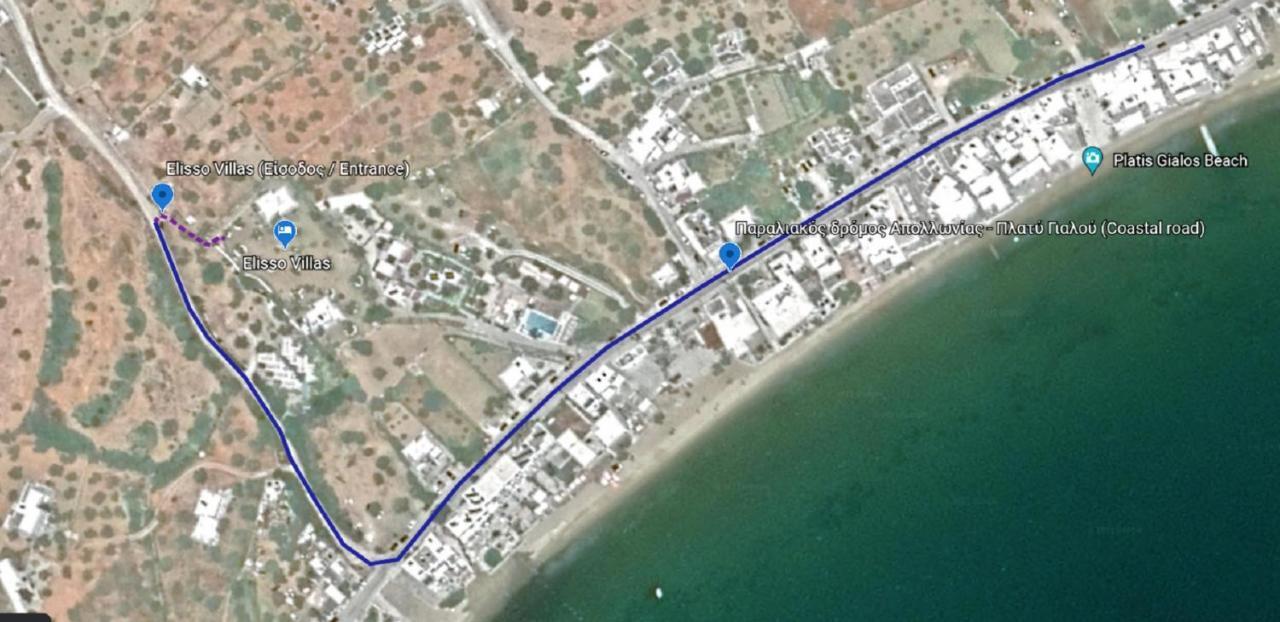 Elisso Villas Platis Gialos  Luaran gambar